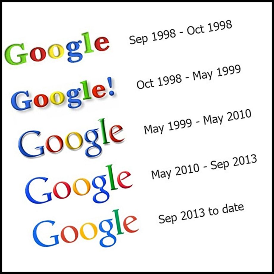 구글로고역사